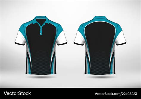 Blue black and white layout e-sport t-shirt Vector Image