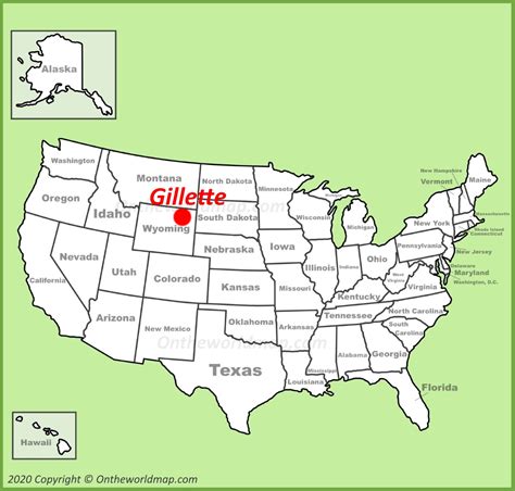 Gillette Map | Wyoming, U.S. | Discover Gillette with Detailed Maps