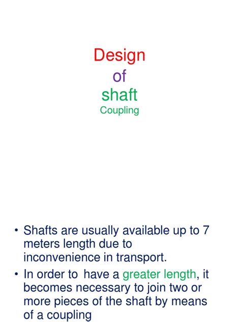 Coupling of Shafts MD | PDF | Manufactured Goods | Machines