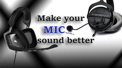 How to make mic sound better? using Equalizer APO - YouTube