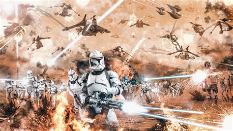 10 Most Popular Clone Trooper Battle Wallpaper FULL HD 1920×1080 For PC Desktop 2024