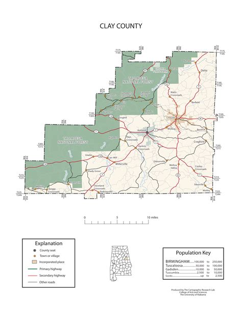 Maps of Clay County