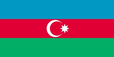 Azerbaijan flag icon - Country flags