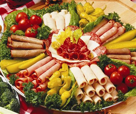 Catering Ideas | Meat & Cheese Tray | Meat and cheese tray, Meat cheese platters, Appetizer recipes