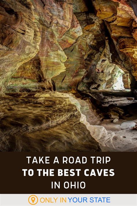 This Map Shows The Shortest Route To 7 Of Ohio's Best Caves | Road trip ...