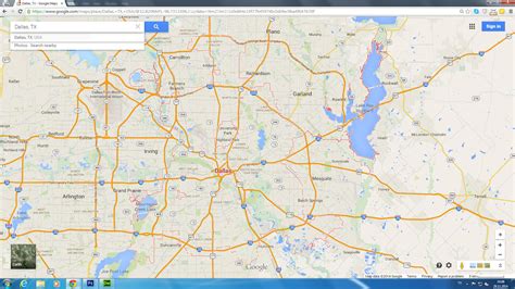 Google Maps Dallas Texas - Printable Maps