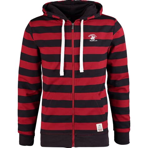 Red & Black Striped Hoodie - Hoodies & Sweatshirts - Clothing - Men - TK Maxx | Striped hoodie ...