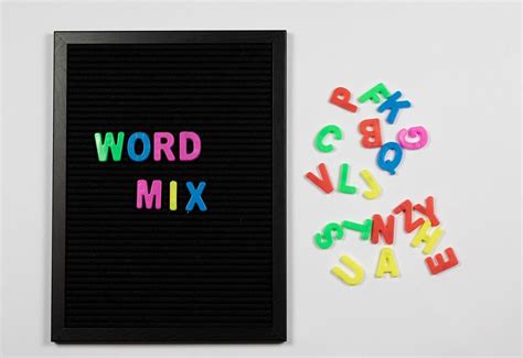 Word Mix in bunten Buchstaben - Creative Commons Bilder