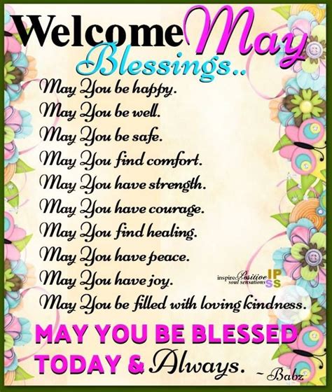 Welcome May Blessings Pictures, Photos, and Images for Facebook, Tumblr, Pinterest, and Twitter ...