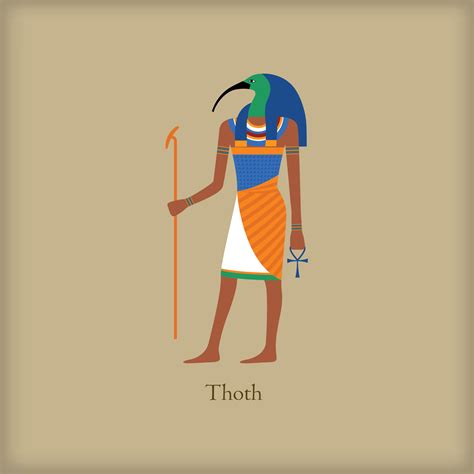 Thoth - God of wisdom and knowledge icon 14154329 Vector Art at Vecteezy