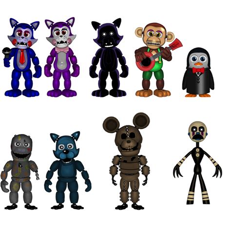 Adventure Fnac Animatronics by michaelsegura on DeviantArt