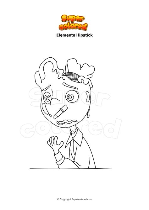 Coloring page Elemental Wade and Ember - Supercolored.com