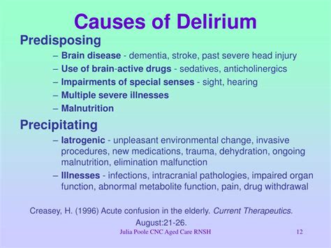 PPT - Dementia and Delirium - the unrecognised connection PowerPoint Presentation - ID:245628