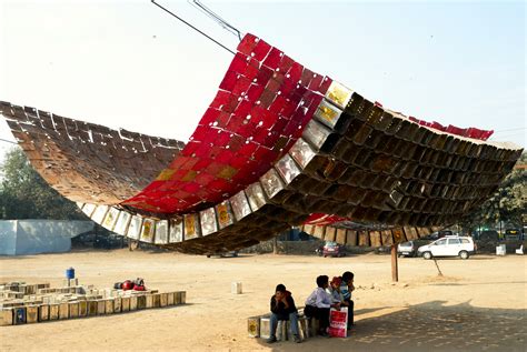 Canopy Installation by Sanjeev Shankar, Rajokri, New Dehli, India - Architectural Review