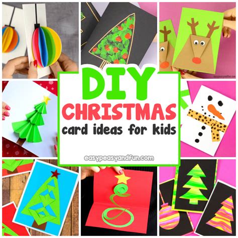 DIY Homemade Christmas Card Ideas - Easy Peasy and Fun