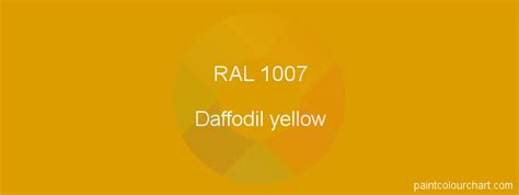 RAL 1007 : Painting RAL 1007 (Daffodil yellow) | PaintColourChart.com