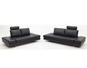 Black Leather Sofa Bed Kuka 1510 | Sofa Beds