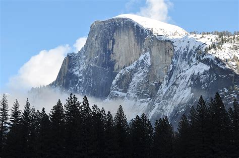 Half Dome in Winter Yosemite National Park [4288x2848] [OC] Yosemite ...