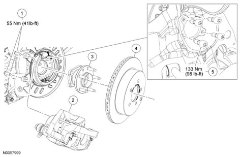 Ford focus rear wheel bearing torque specification