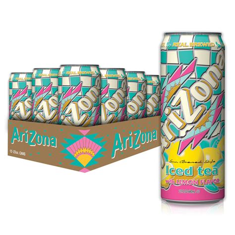 Arizona Iced Tea Lemon Juice Can (23 Fl 24 Pack), 49% OFF