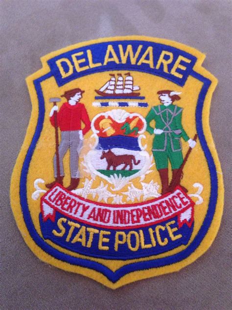 Delaware State Police | Police patches, State police, Police badge