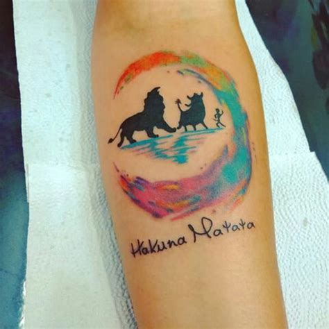 Lion King Hakuna Matata Tattoo