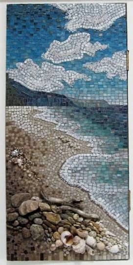 77 Beach inspired mosaic ideas | mosaic, mosaic art, mosaic glass