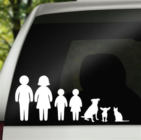 Car Decals Dog Car Decal Family Car Decal Family Car | Etsy Family Car ...