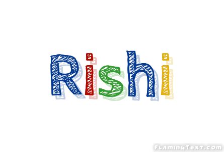 Rishi Logo | Free Name Design Tool from Flaming Text