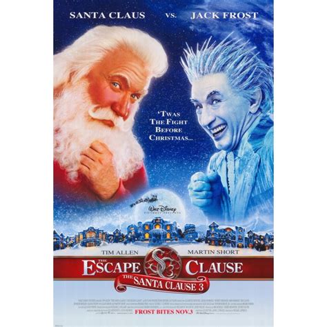 The Santa Clause 3: The Escape Clause - movie POSTER (Style A) (27" x ...