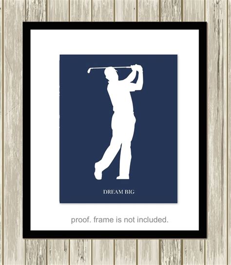 Golf Art Prints Golf Gift Golfer Wall Art Boys Bedroom Art - Etsy