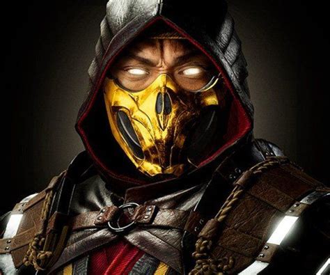 ArtStation - Scorpion half mask from Mortal Kombat 11