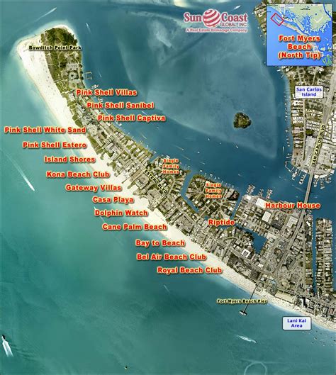 Map Of Estero Bay | Fishing Spots | Beaches | Bonita Boat Rentals - Estero Beach Florida Map ...