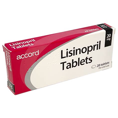 Lisinopril 20 Mg Tablets