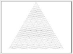 Free Printable Ternary Diagram Paper | Triangular Graph Paper