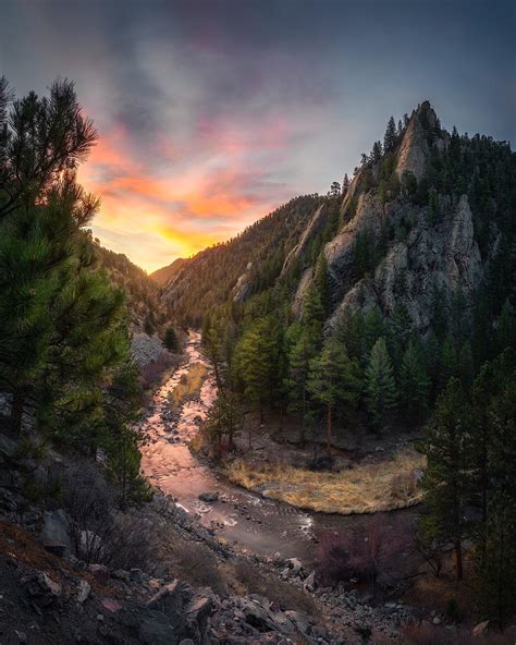 Big Thompson Canyon Sunrise, Colorado. [1280x1600] [OC] : r/EarthPorn