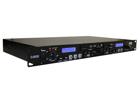 EMB Professional DJR30 1U DUAL USB/SD Digital Player & Recorder Rack Mount - Walmart.com ...