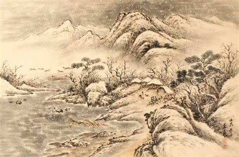 Korean Landscape Painting at PaintingValley.com | Explore collection of Korean Landscape Painting