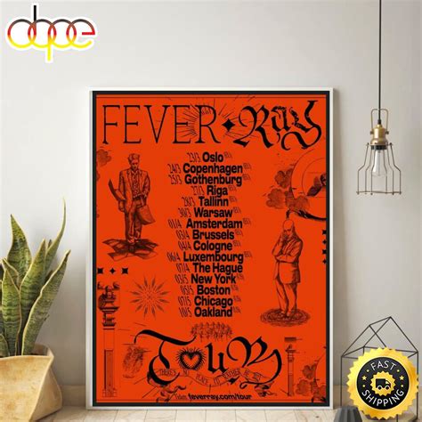 Fever Ray There?s No Place I?d Rather Be Tour 2023 Poster Canvas – Musicdope80s.com