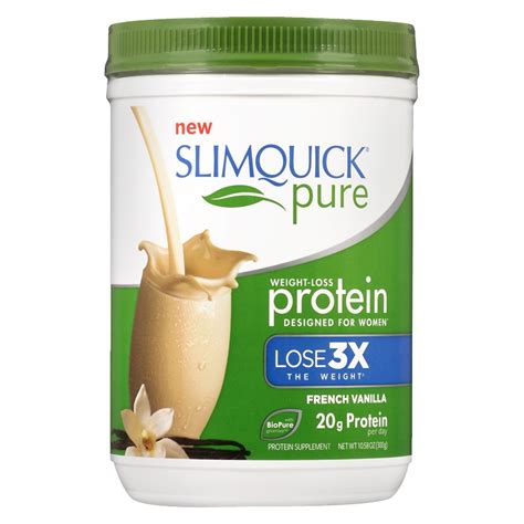 SlimQuick Pure Weight-Loss Protein Powder French Vanilla | Walgreens