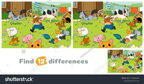 9,171 Find differences animals Images, Stock Photos & Vectors ...