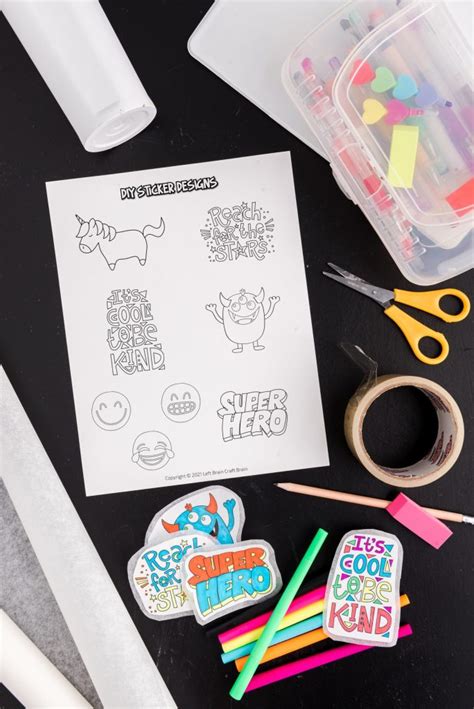 How To Make DIY Stickers With Tape: 5 Easy & Fun Guide - Sticker Residue