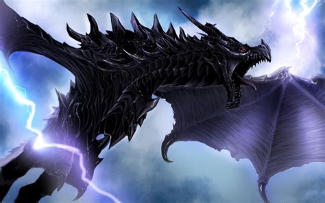 Purple Lightning Dragon Wallpapers - Wallpaper Cave