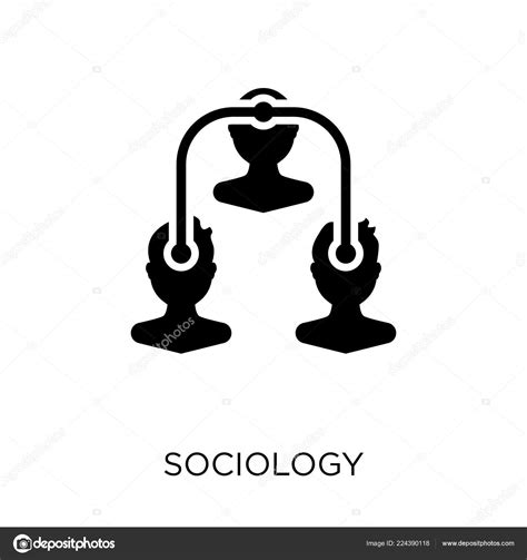 Sociology Icon Sociology Symbol Design Online Learning Collection Stock Vector by ...