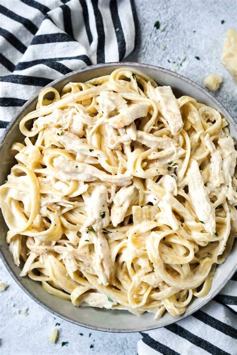 Creamy Garlic Parmesan Chicken Pasta | Get On My Plate