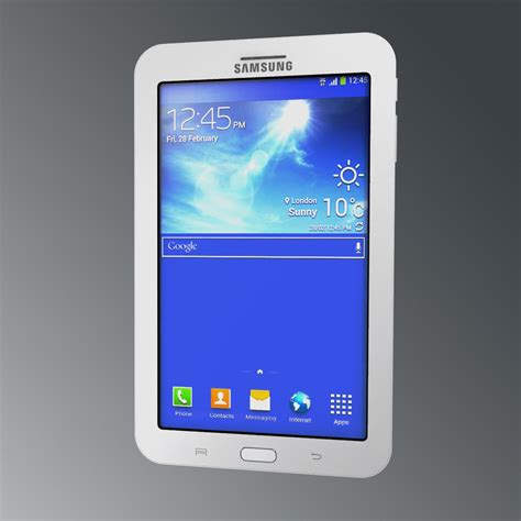 3D Samsung Galaxy Tab 3 Lite model - 3DHunt.co