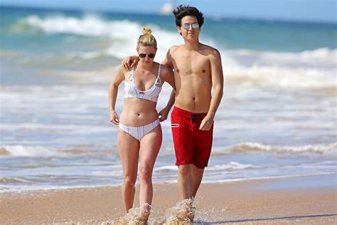 Cole Sprouse and Lili Reinhart Get Cozy on the Beach in Hawaii: Pics