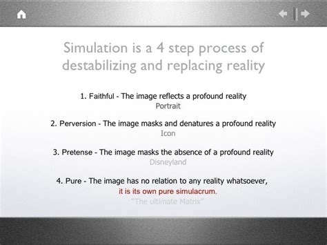 Simulacra and Simulations - Jean Baudrillard