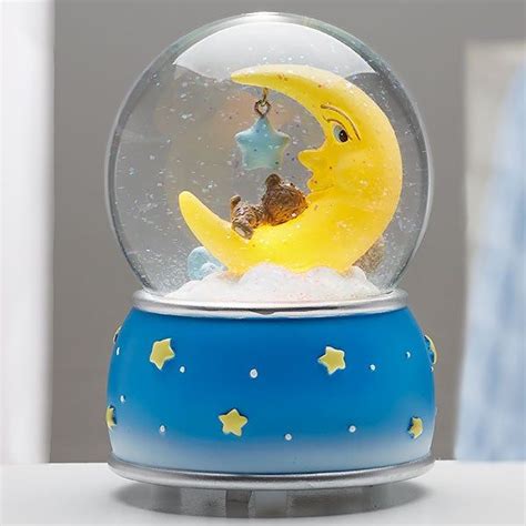 Baby Boy Personalized Musical & Light Up Snow Globe