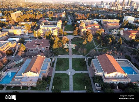 An aerial view of the UCLA campus ,Thursday, Jan 20, 2022, in Los Angeles Stock Photo - Alamy